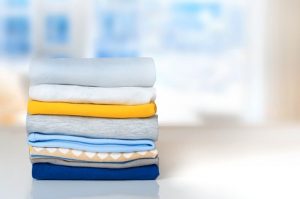 Stack of Cotton Folded Clothes