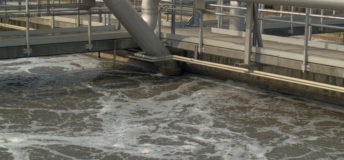 Sludge tank at a wastewater treatment plant (Getty)