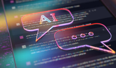 An AI chatbot illustration, from Getty Images.