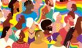 Out Investors: Inclusion helps build strong, resilient investment businesses Illustration celebrating Pride Month.