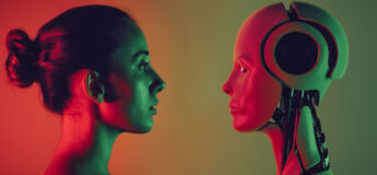 human vs robot, AI, artificial intelligence