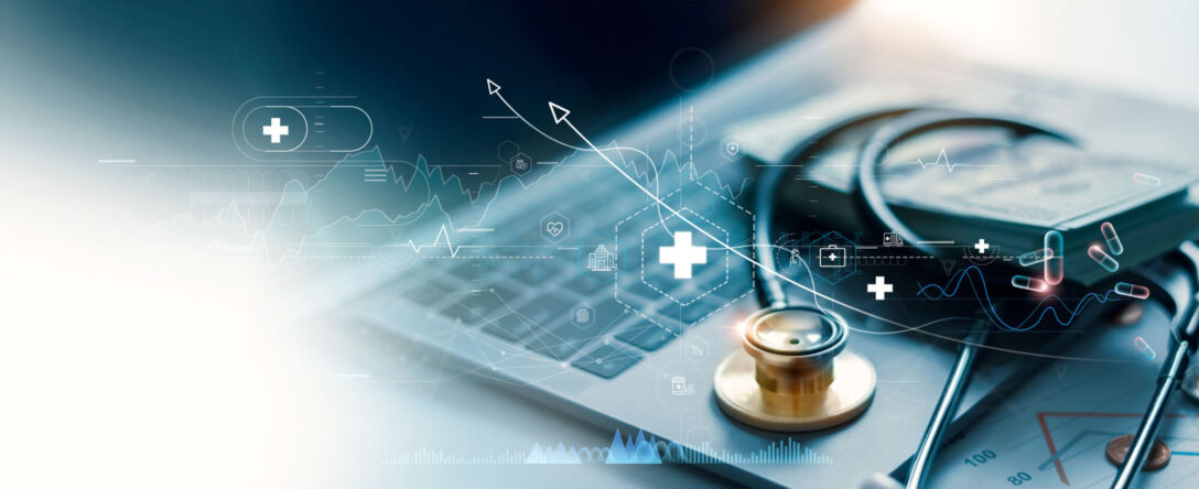 Image representing the healthcare business and data of medical business.
