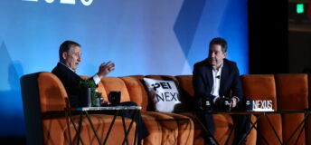 Josh Harris, founder of 26North, on stage at PEI Group's NEXUS 2026 conference