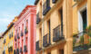 Image of Spanish style housing in Europe.