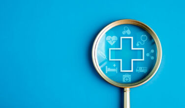 Riverside backs French medical device CDMO Medical Group; Mutares to acquire Steinmรผller Engineering Image of a magnifying glass with medical symbols inside.