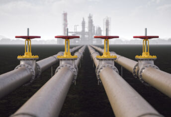 PE’s renewed interest in oil and gas: 8 deals Image of an oil refinery and pipeline.