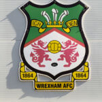Image of the official crest of Wrexham AFC, North Wales.