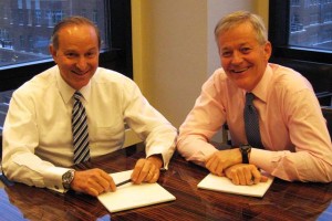 Barry Volpert (L) and Tom Murphy of Crestview Partners